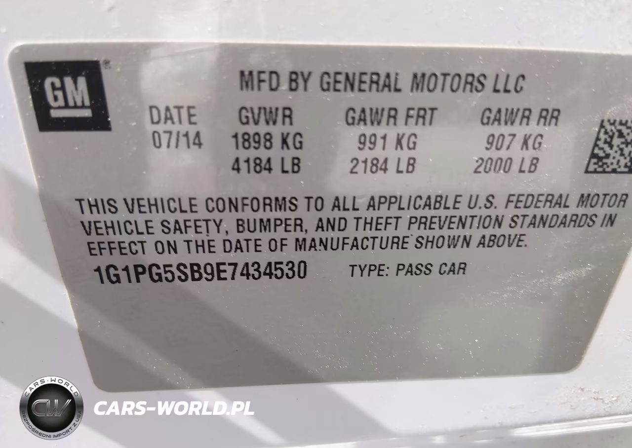 2014 Chevrolet Cruze Ltz VIN:1G1PG5SB9E7434530 - 9