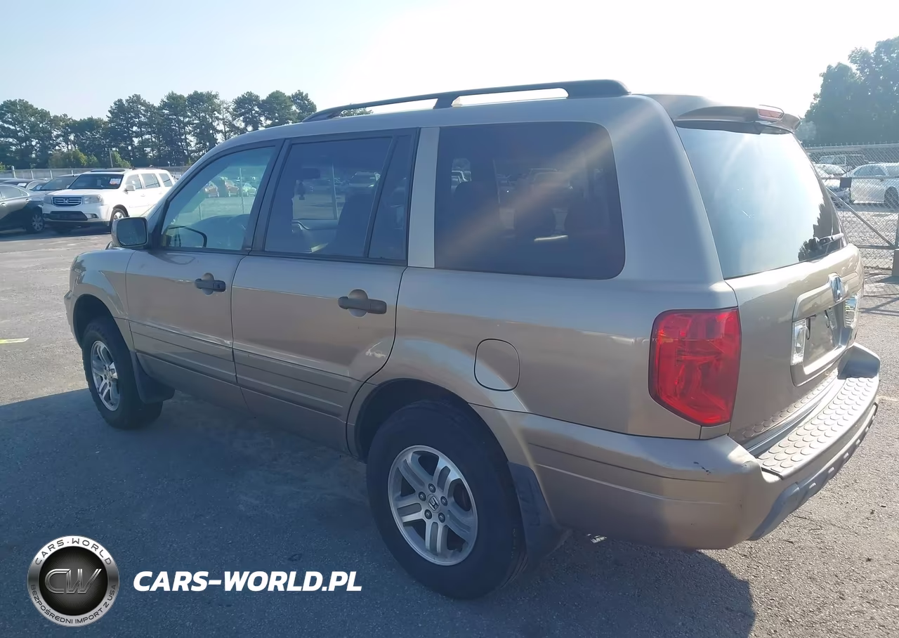 2004 Honda Pilot Ex-L VIN:2HKYF18574H521233 - 3