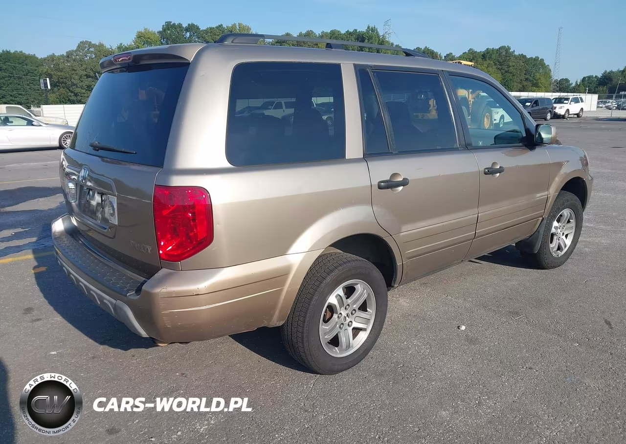 2004 Honda Pilot Ex-L VIN:2HKYF18574H521233 - 4