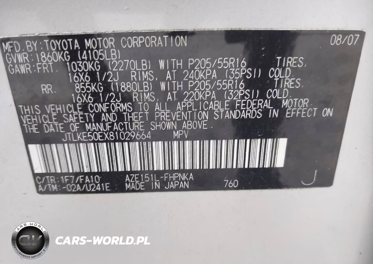 2008 Scion Xb VIN:JTLKE50EX81029664 - 9