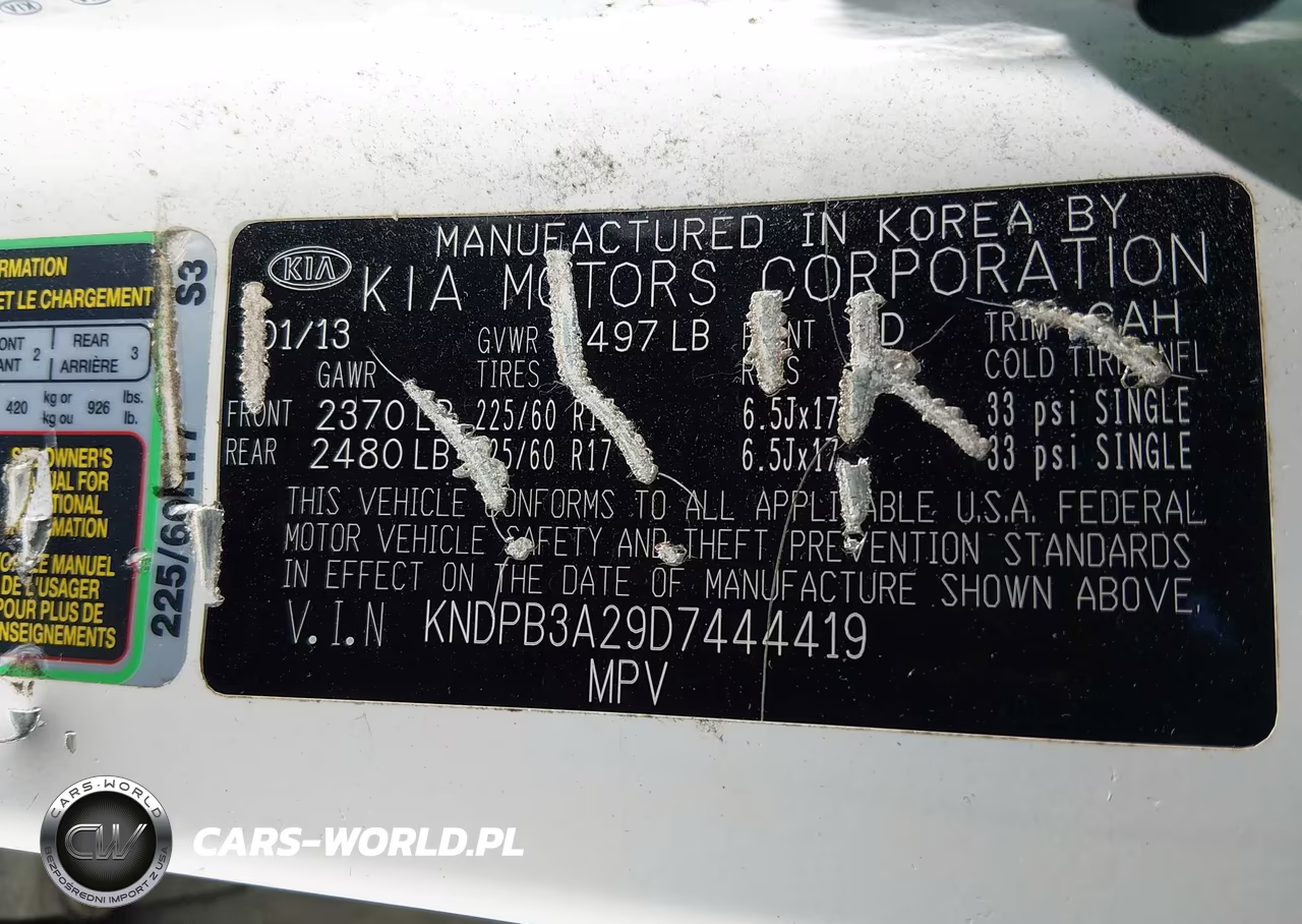 2013 Kia Sportage Lx VIN:KNDPB3A29D7444419 - 9