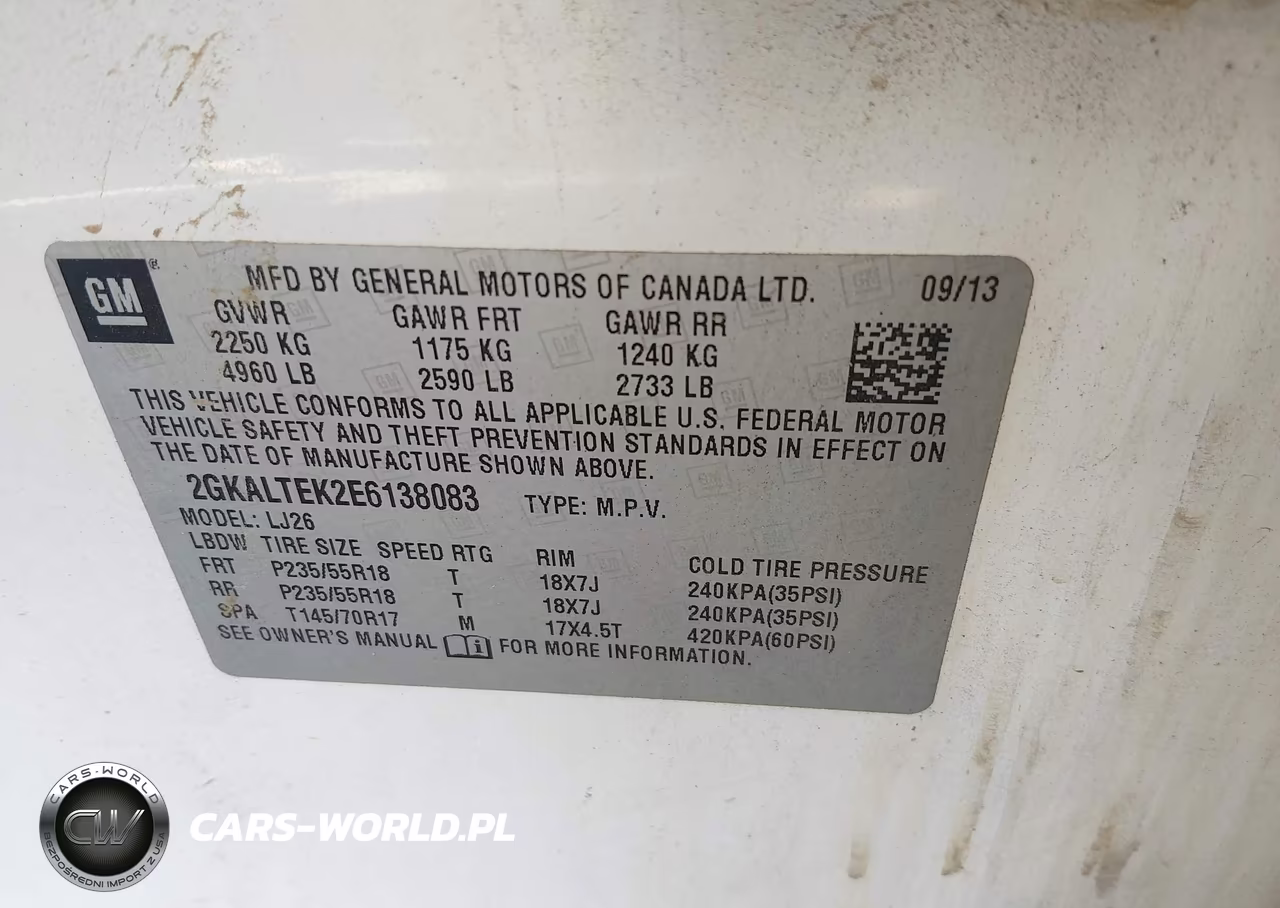 2014 GMC Terrain Slt-2 VIN:2GKALTEK2E6138083 - 9