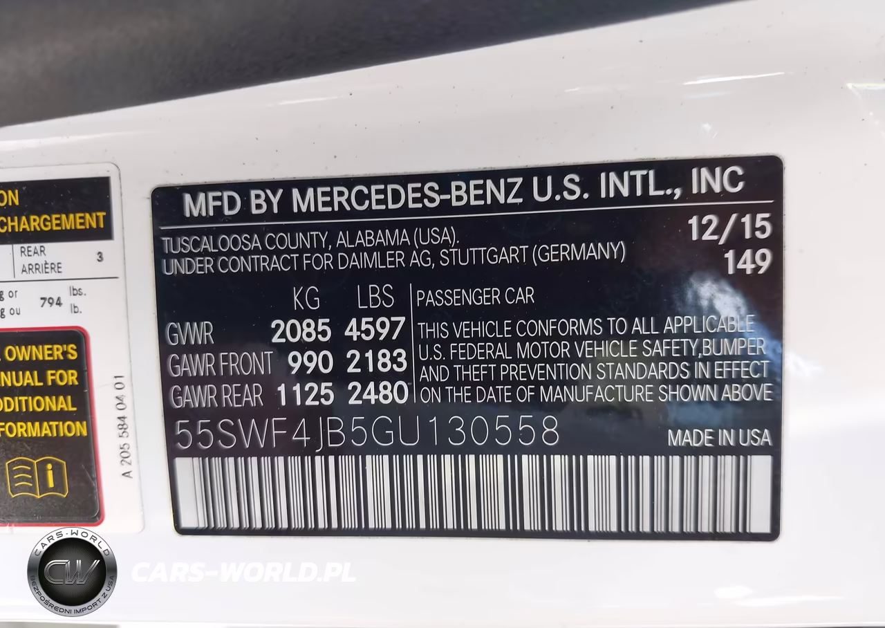 2016 Mercedes-Benz C 300 VIN:55SWF4JB5GU130558 - 9