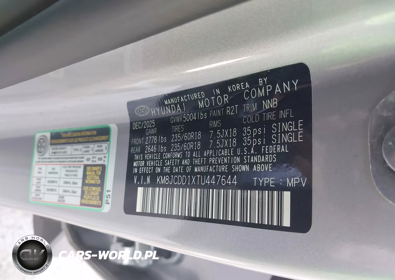2026 Hyundai Tucson Hybrid Sel Convenience VIN:KM8JCDD1XTU447644 - 9