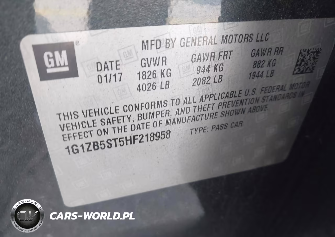2017 Chevrolet Malibu Ls VIN:1G1ZB5ST5HF218958 - 9
