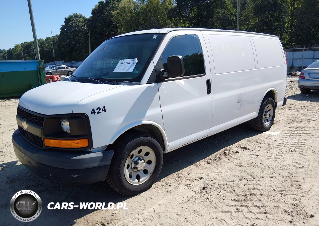 2013 Chevrolet Express 1500 Work Van VIN:1GCSGAFX1D1105306 - 2