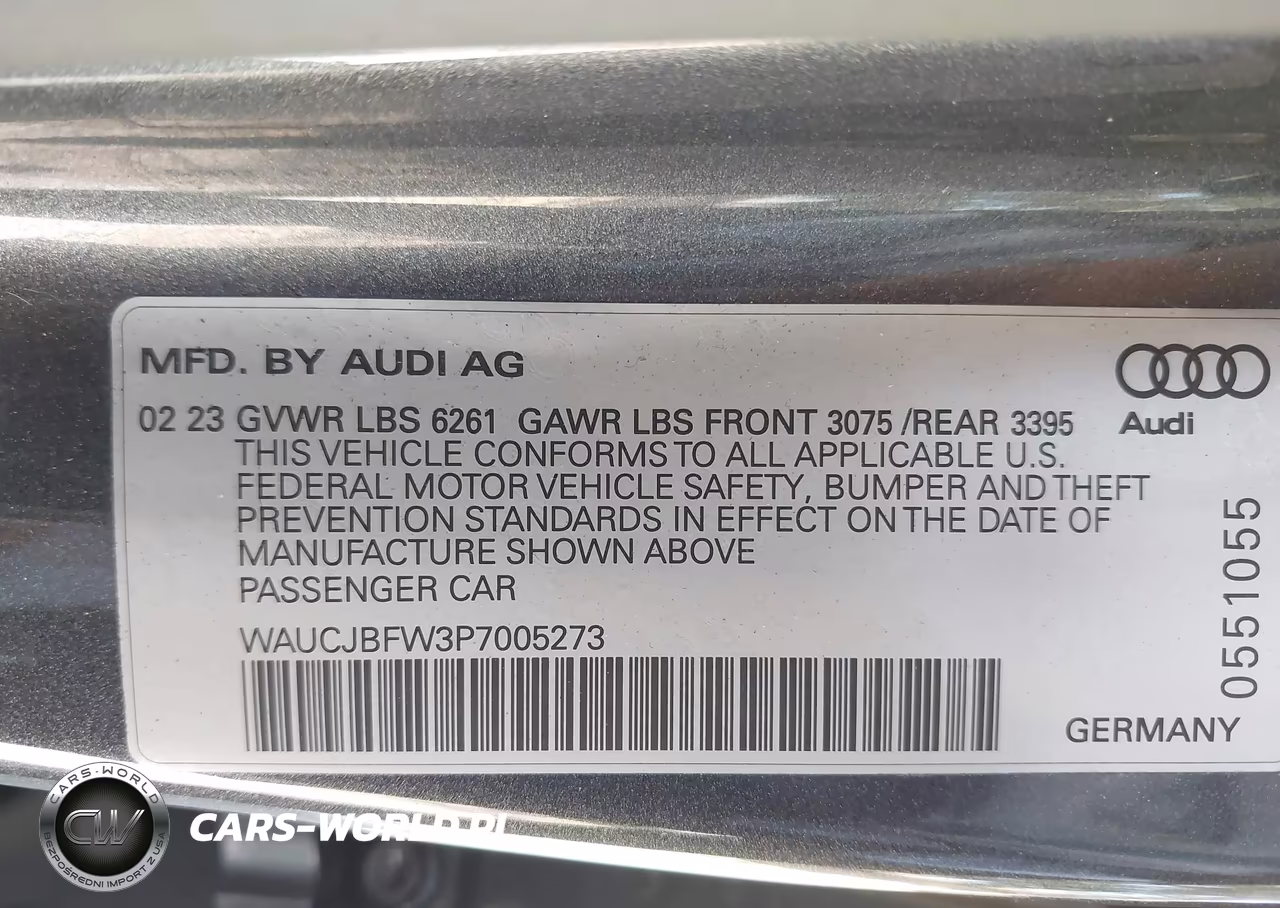 2023 Audi E-Tron Gt Premium Plus Quattro VIN:WAUCJBFW3P7005273 - 9