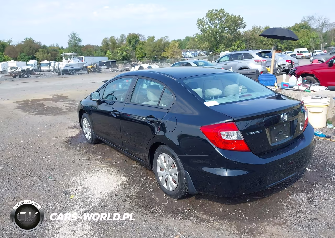 2012 Honda Civic Lx VIN:19XFB2F59CE368949 - 3