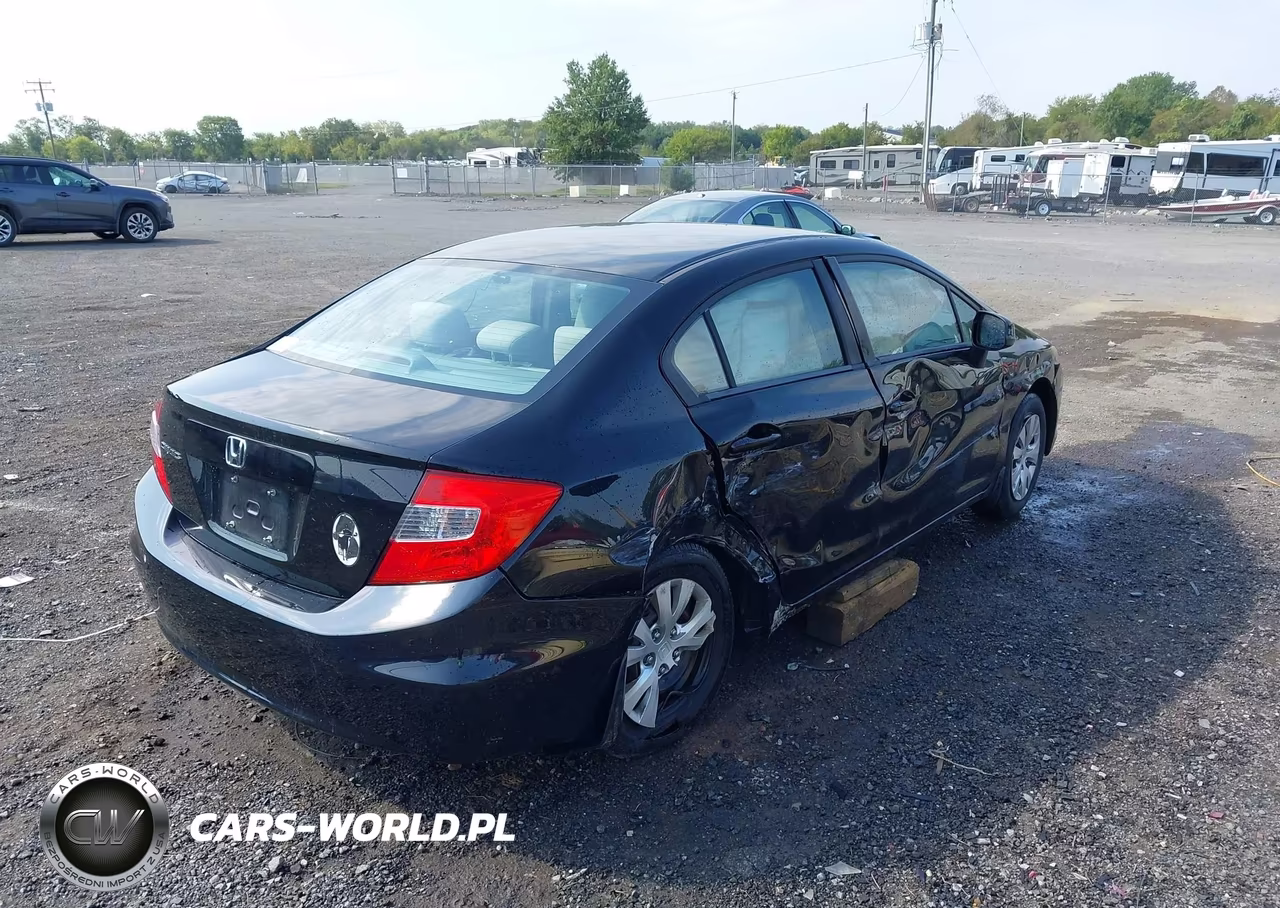 2012 Honda Civic Lx VIN:19XFB2F59CE368949 - 4