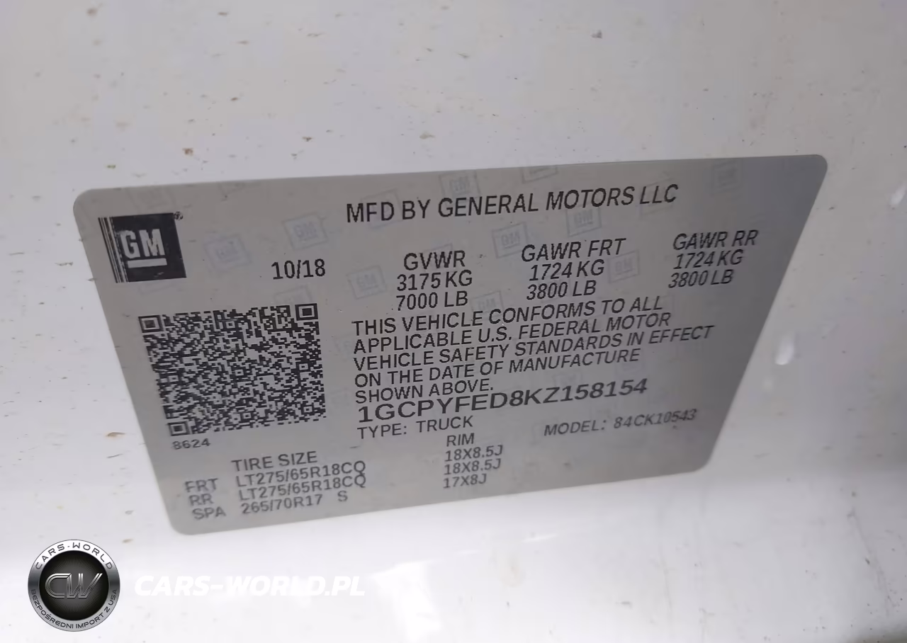 2019 Chevrolet Silverado 1500 Lt Trail Boss VIN:1GCPYFED8KZ158154 - 9