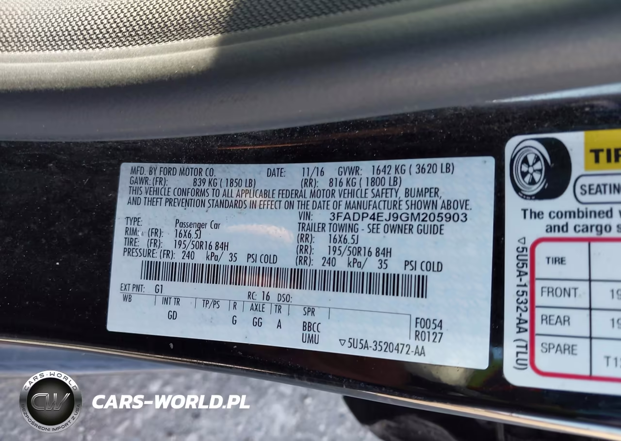2016 Ford Fiesta Se VIN:3FADP4EJ9GM205903 - 9