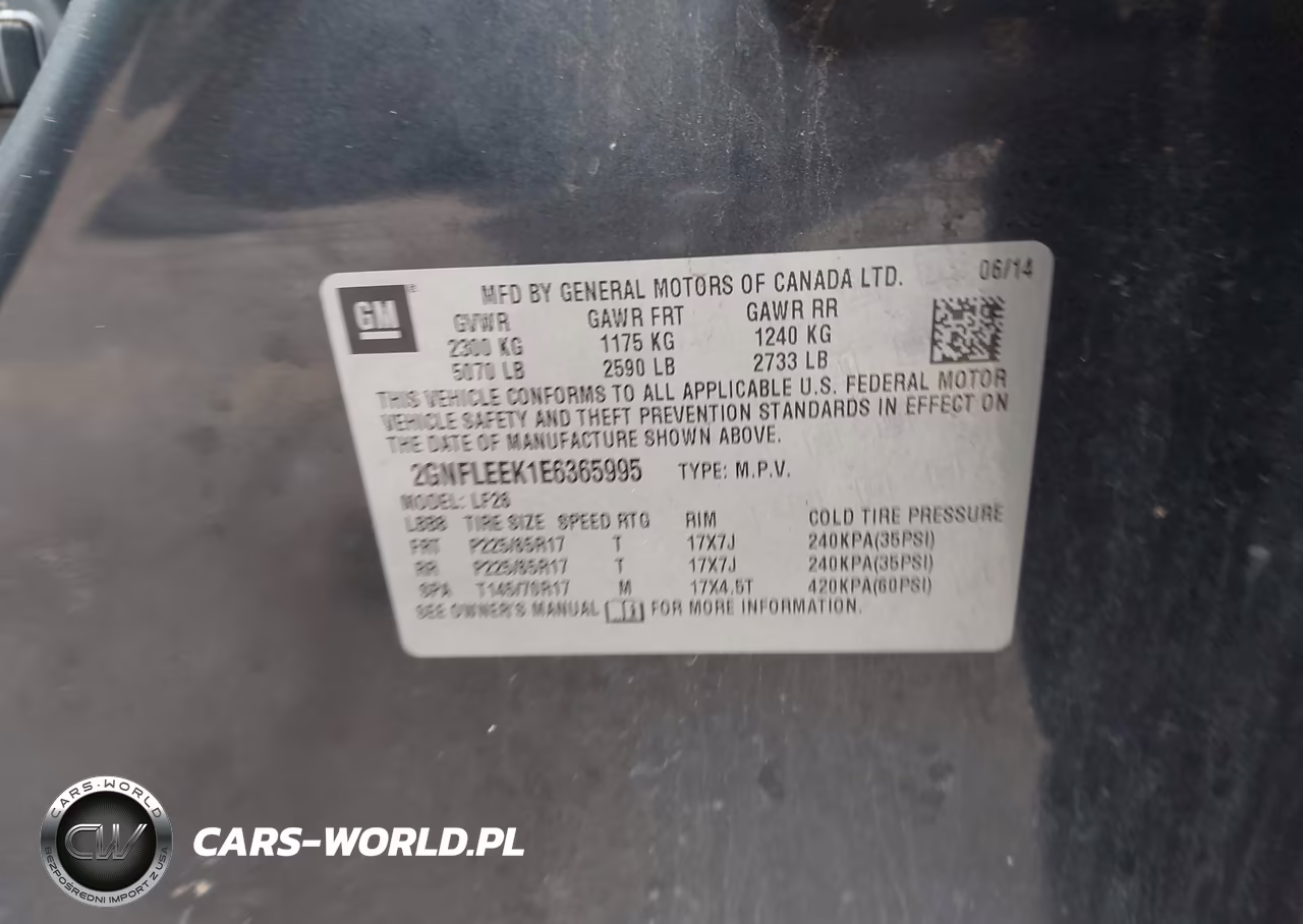 2014 Chevrolet Equinox Ls VIN:2GNFLEEK1E6365995 - 9