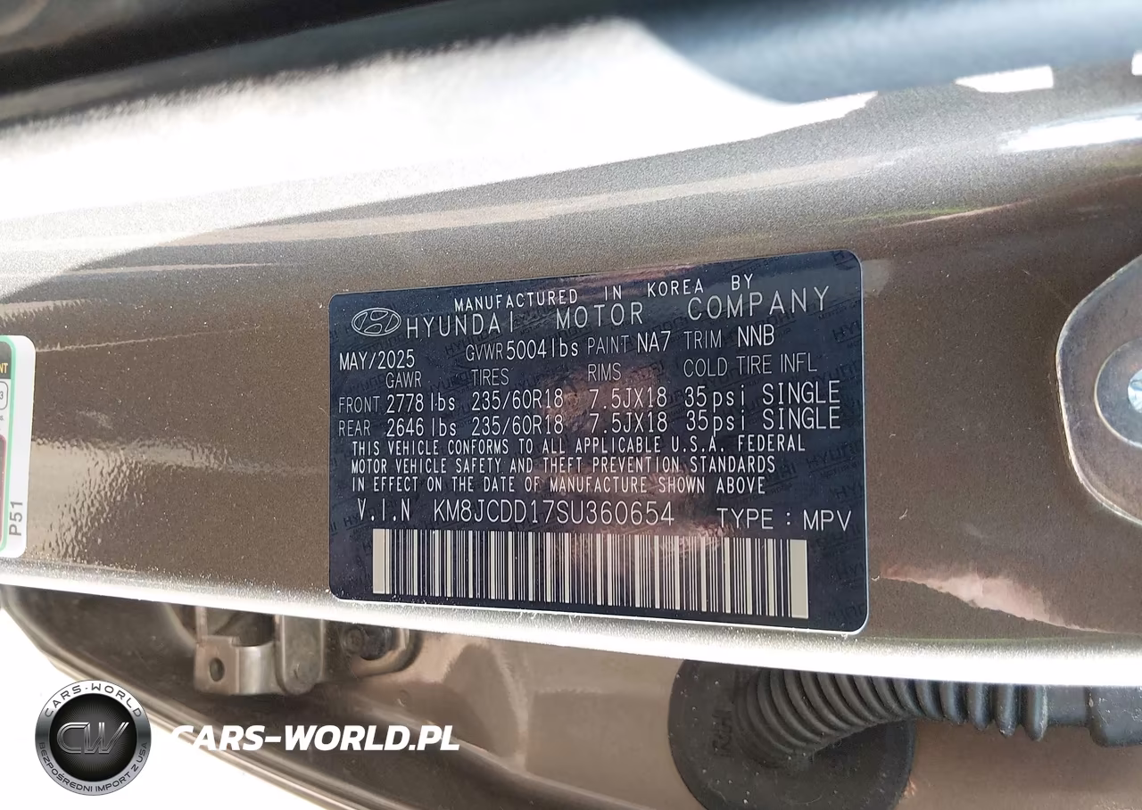 2025 Hyundai Tucson Hybrid Sel Convenience VIN:KM8JCDD17SU360654 - 9