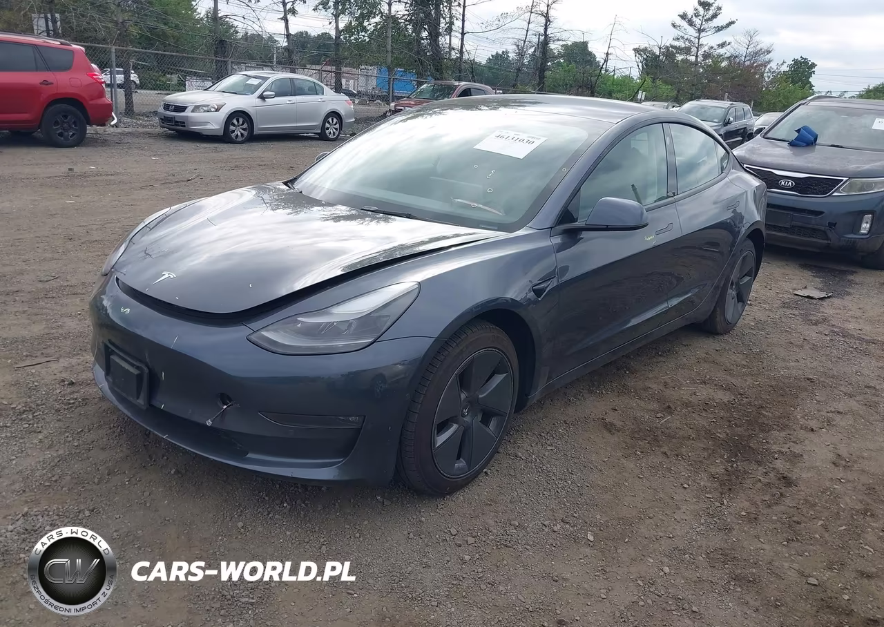 2022 Tesla Model 3 Long Range VIN:5YJ3E1EB2NF334991 - 2