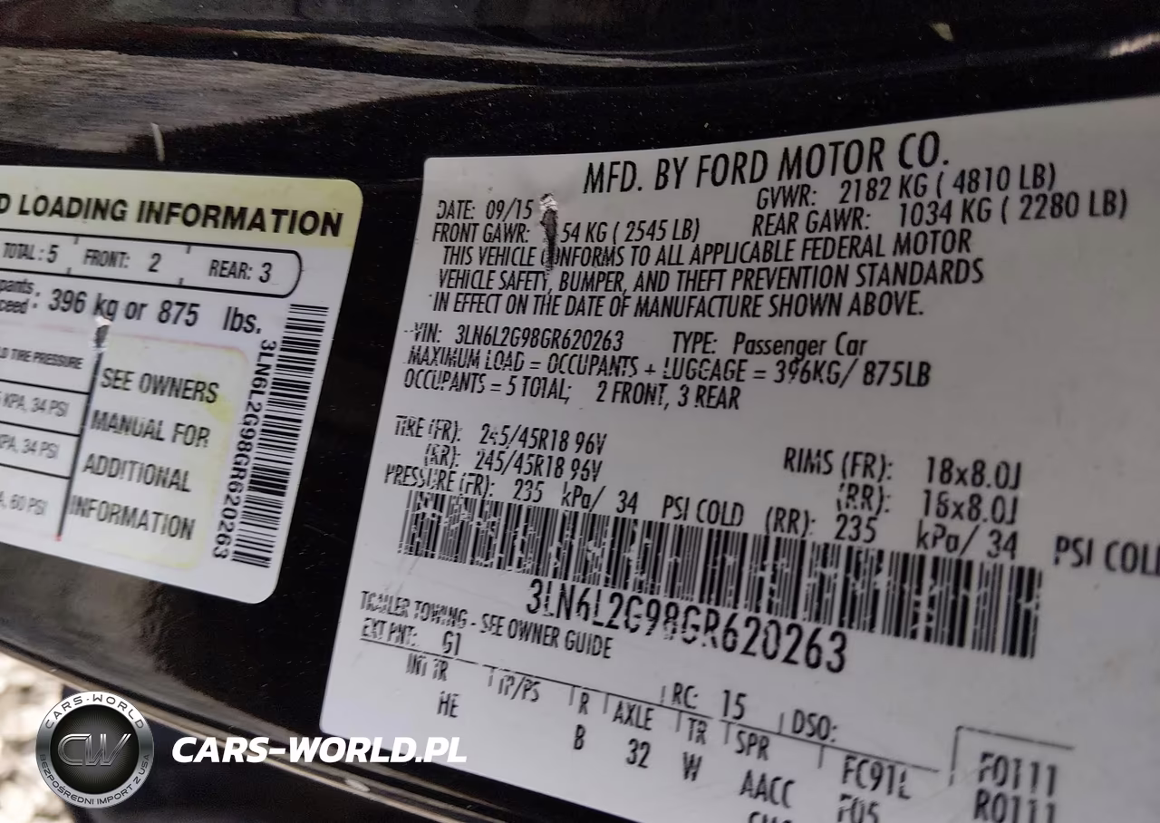 2016 Lincoln Mkz VIN:3LN6L2G98GR620263 - 9