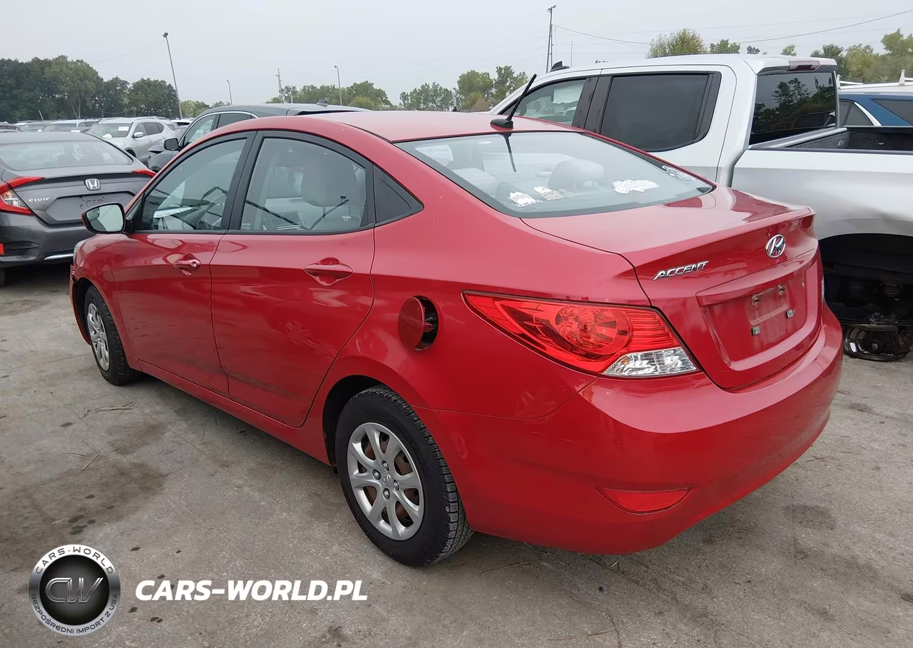 2014 Hyundai Accent Gls VIN:KMHCT4AE2EU764594 - 3