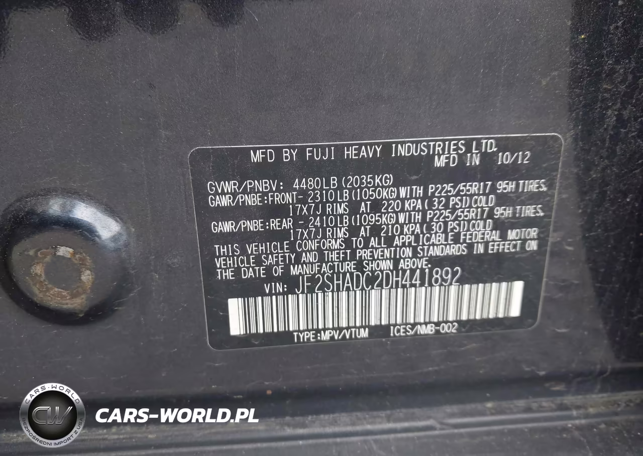 2013 Subaru Forester 2.5X Premium VIN:JF2SHADC2DH441892 - 9