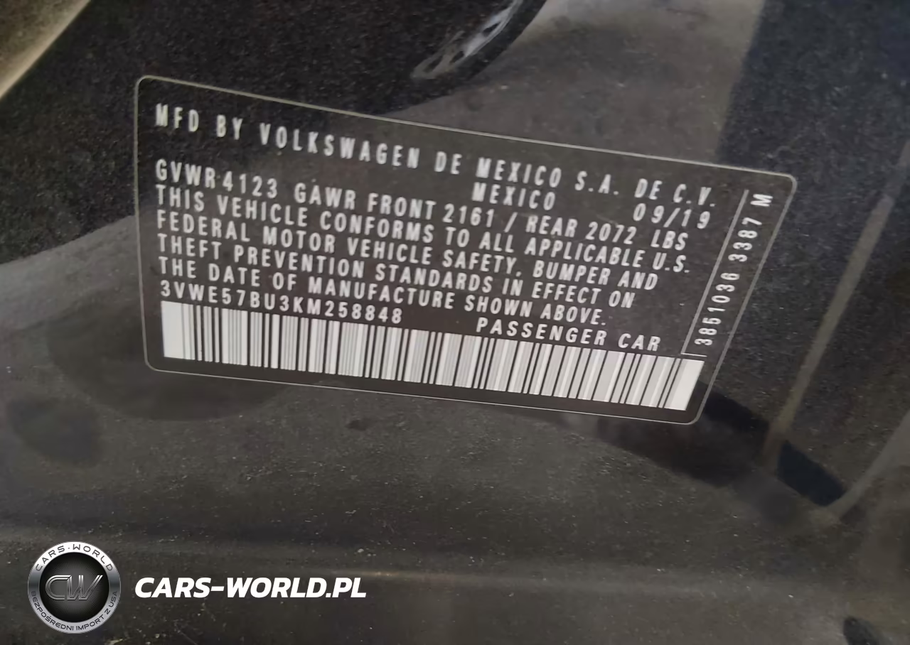 2019 Volkswagen Jetta 1.4T Sel VIN:3VWE57BU3KM258848 - 9