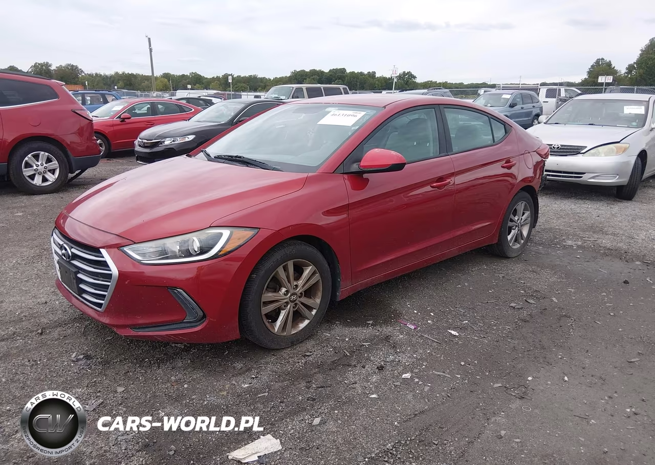 2017 Hyundai Elantra Se VIN:KMHD84LF6HU102775 - 2