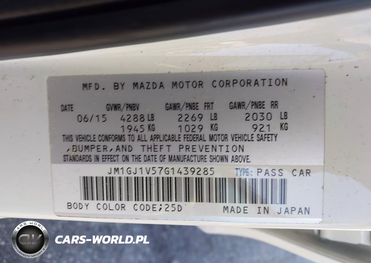 2016 Mazda Mazda6 I Touring VIN:JM1GJ1V57G1439285 - 9
