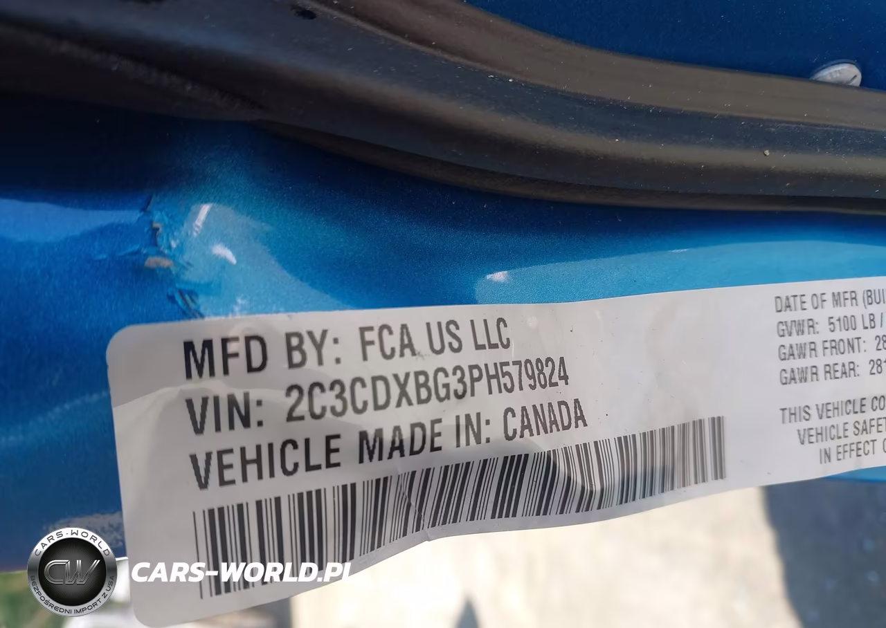 2023 Dodge Charger Sxt VIN:2C3CDXBG3PH579824 - 9