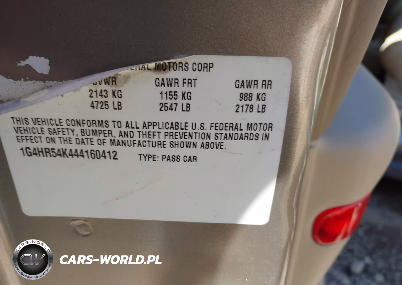 2004 Buick Lesabre Limited VIN:1G4HR54K444160412 - 9