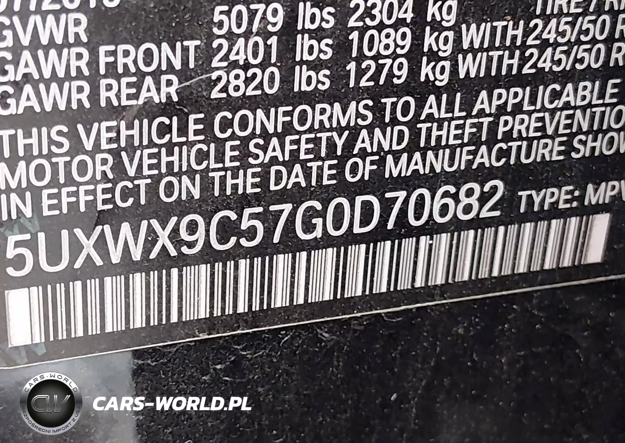 2016 BMW X3 xDrive28I VIN:5UXWX9C57G0D70682 - 9