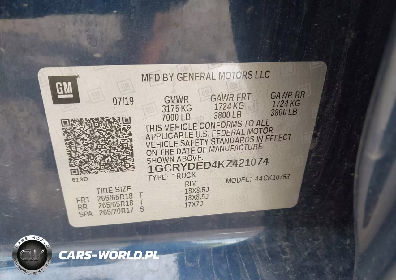 2019 Chevrolet Silverado 1500 Lt VIN:1GCRYDED4KZ421074 - 9