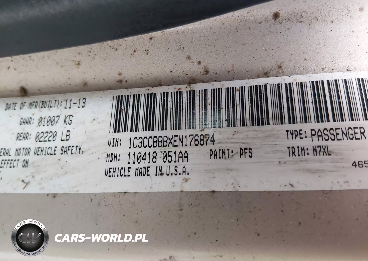 2014 Chrysler 200 Touring VIN:1C3CCBBBXEN176874 - 9