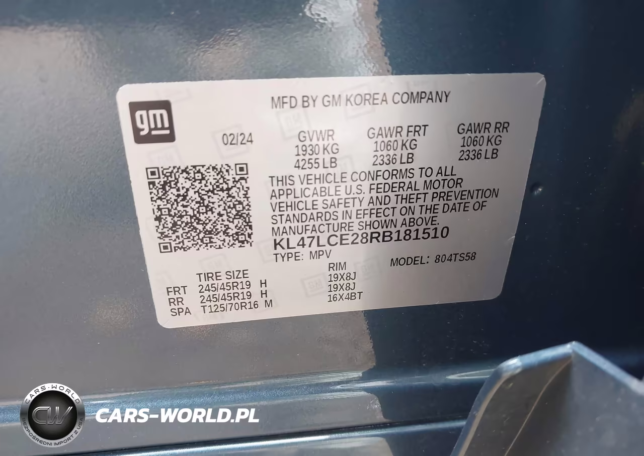 2024 Buick Envista Avenir Fwd VIN:KL47LCE28RB181510 - 9