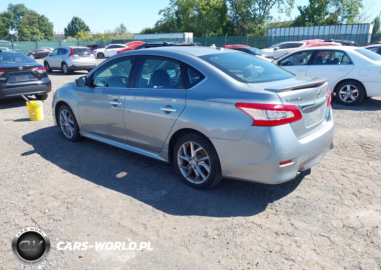 2014 Nissan Sentra S-Sv-Sr-Sl VIN:3N1AB7AP5EL647977 - 3