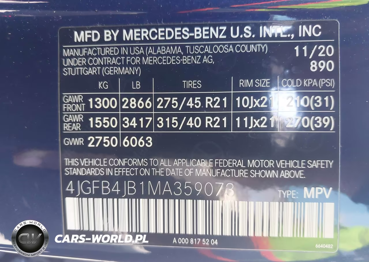 2021 Mercedes-Benz Gle 350 VIN:4JGFB4JB1MA359073 - 9