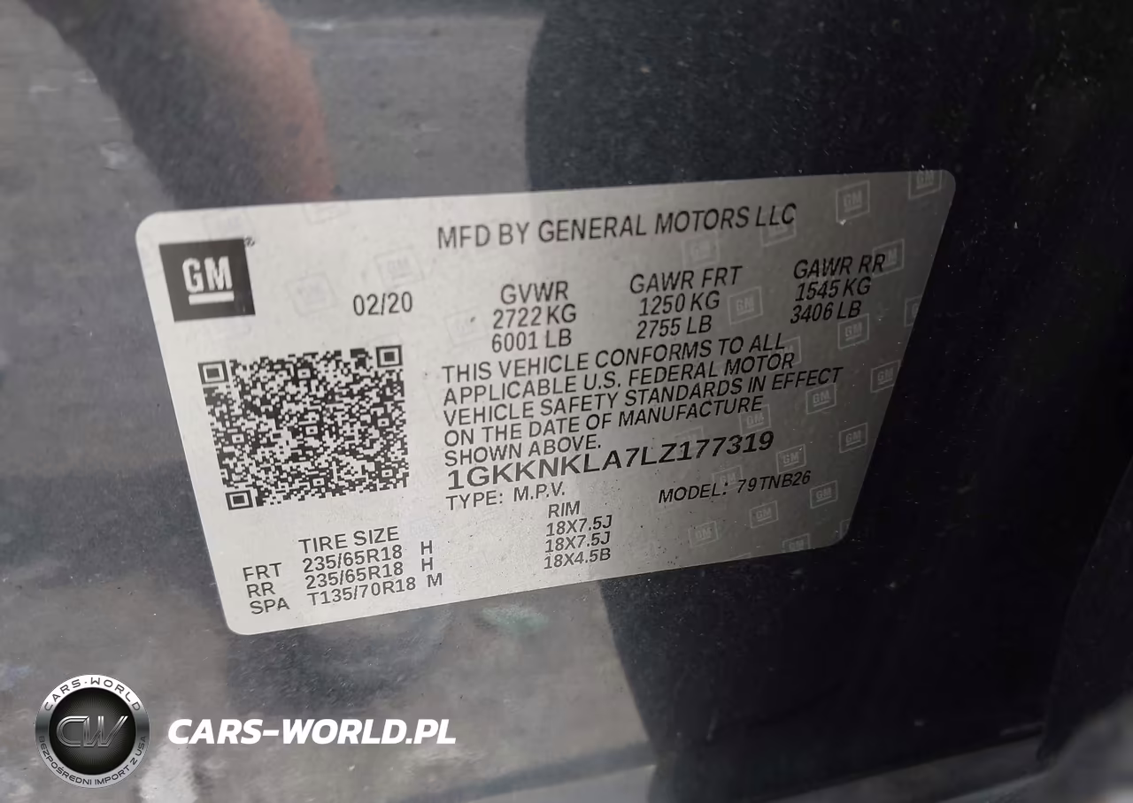 2020 GMC Acadia Fwd Sle VIN:1GKKNKLA7LZ177319 - 9