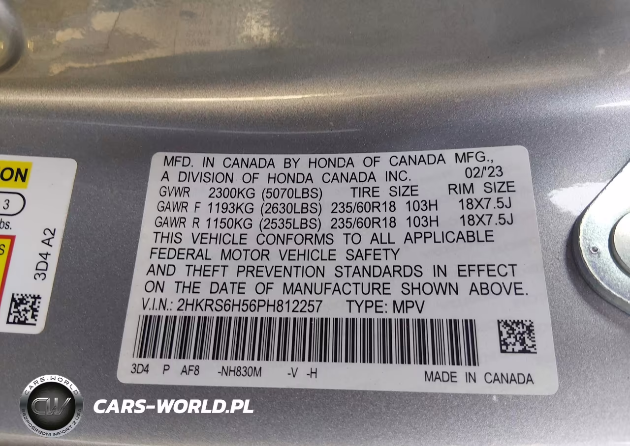 2023 Honda Cr-V Hybrid Sport VIN:2HKRS6H56PH812257 - 9