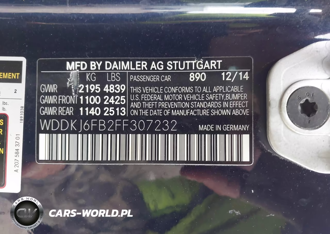 2015 Mercedes-Benz E 400 VIN:WDDKJ6FB2FF307232 - 9