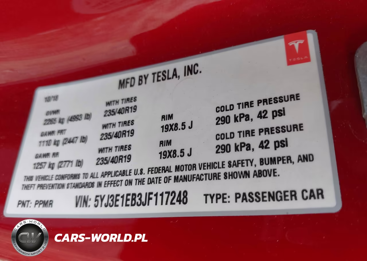 2018 Tesla Model 3 Long Range-Performance VIN:5YJ3E1EB3JF117248 - 9