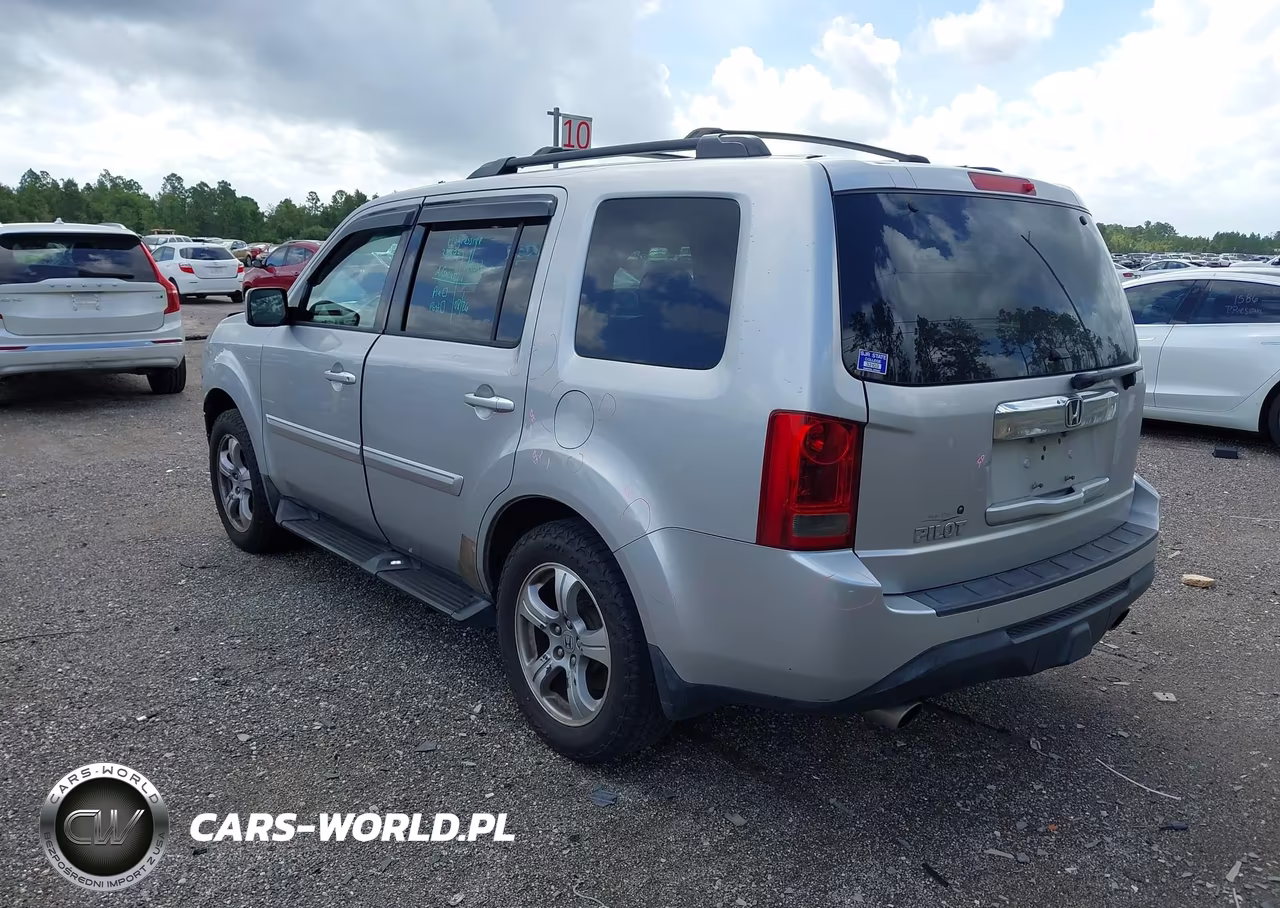 2014 Honda Pilot Ex-L VIN:5FNYF3H51EB005526 - 3