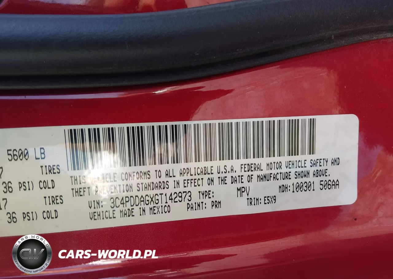 2016 Dodge Journey Se VIN:3C4PDDAGXGT142973 - 9