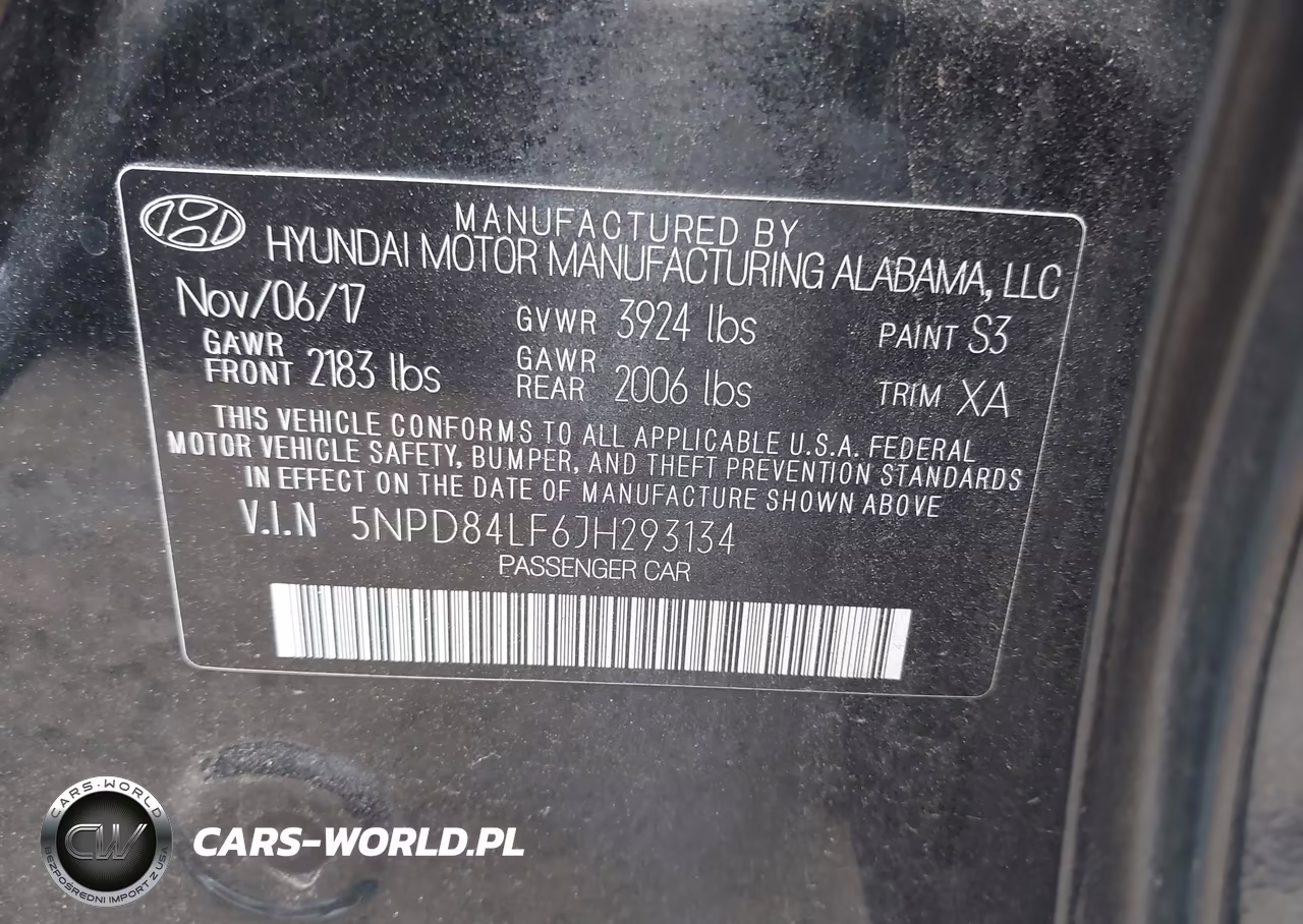 2018 Hyundai Elantra Sel VIN:5NPD84LF6JH293134 - 9
