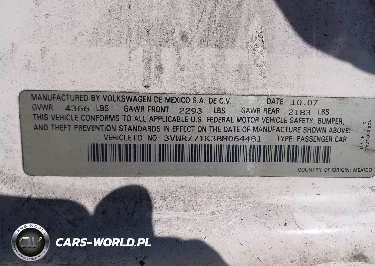 2008 Volkswagen Jetta Se-Sel VIN:3VWRZ71K38M064481 - 9