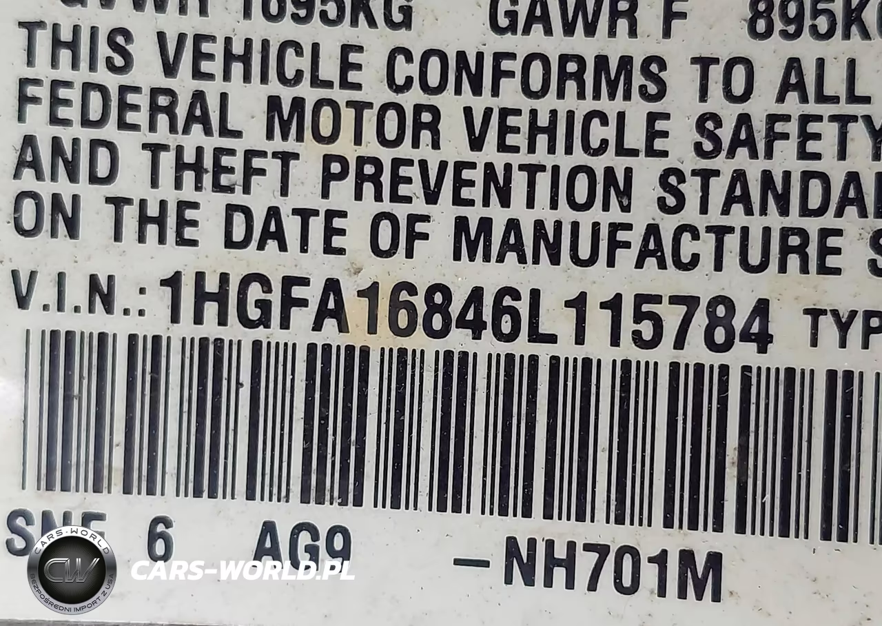 2006 Honda Civic Ex VIN:1HGFA16846L115784 - 9