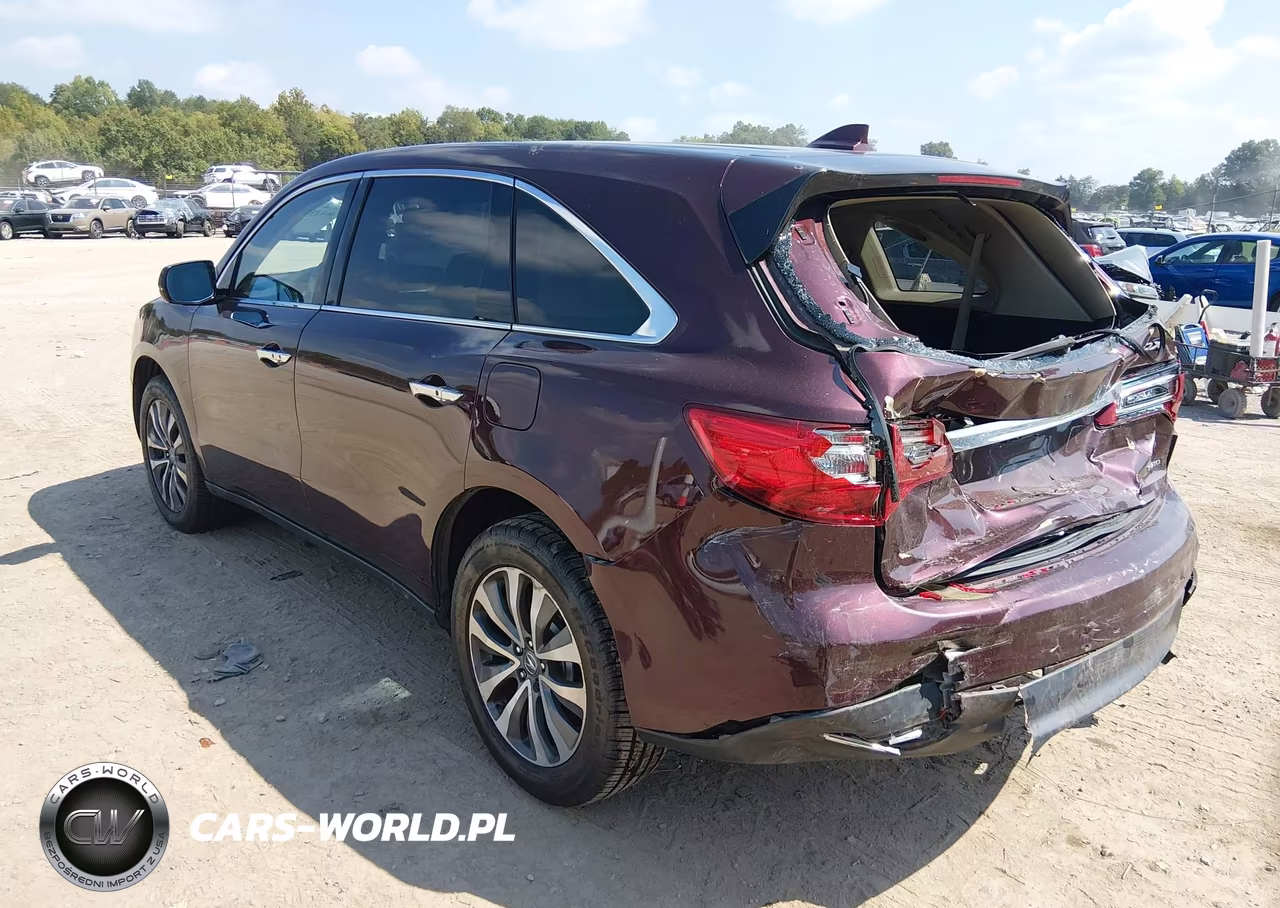 2014 Acura Mdx Technology Package VIN:5FRYD4H47EB033025 - 3