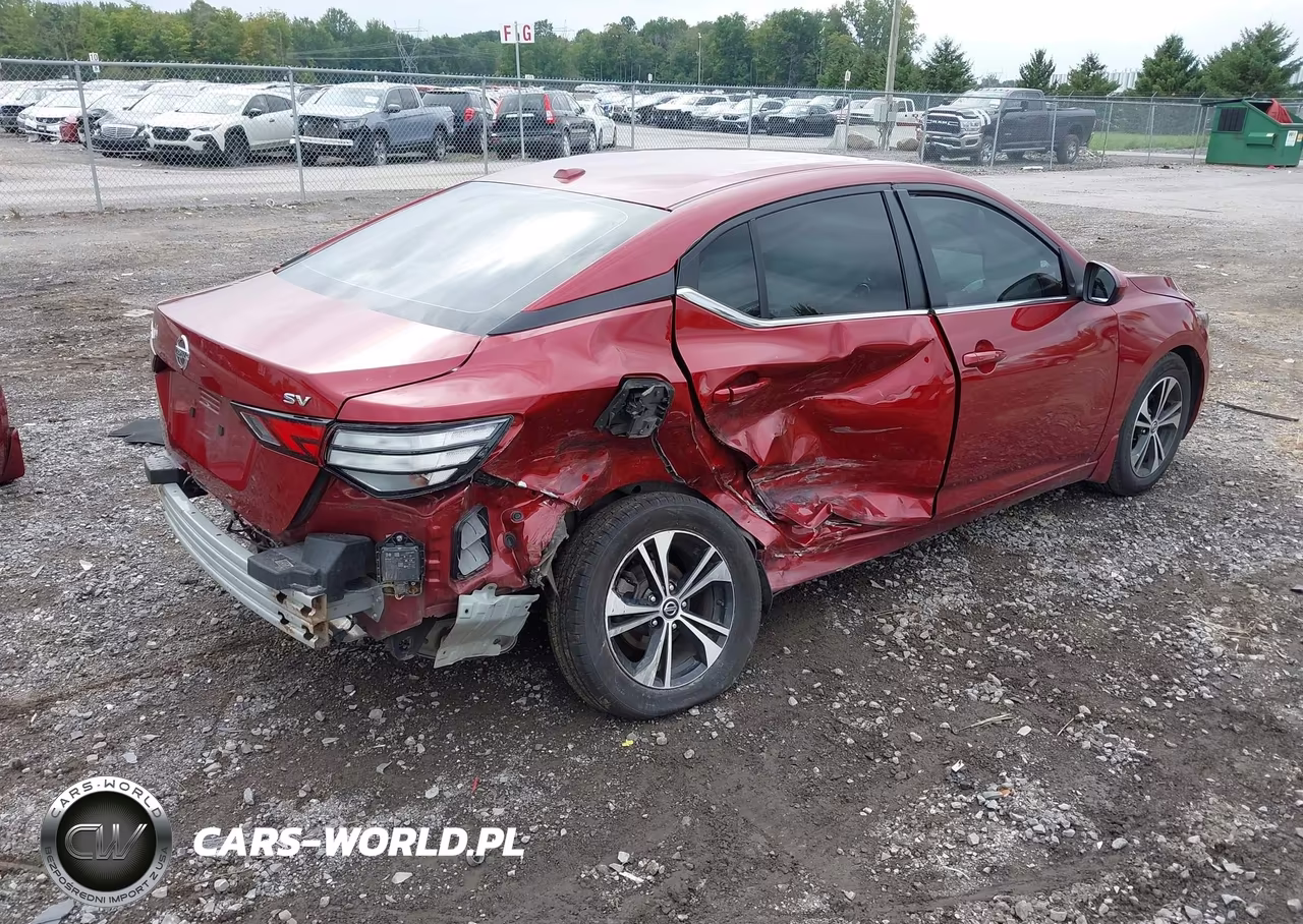 2023 Nissan Sentra Sv Xtronic Cvt VIN:3N1AB8CV3PY311509 - 4