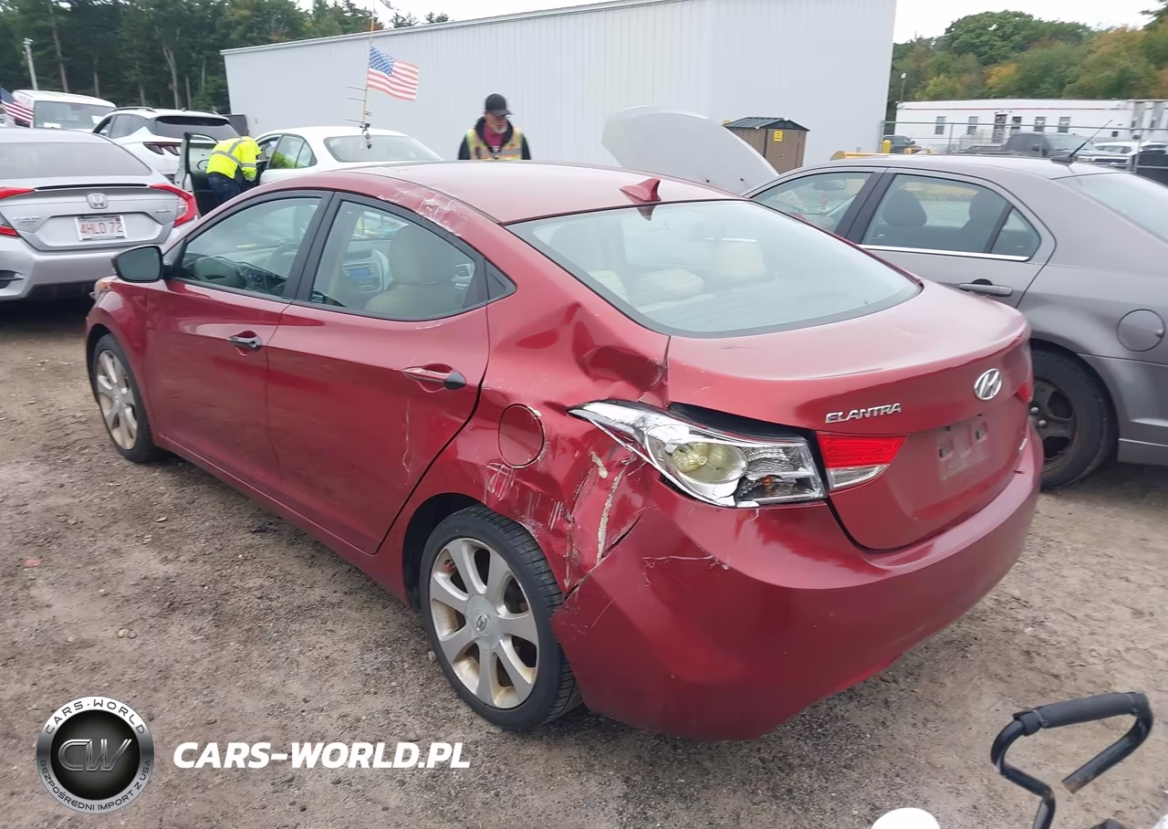 2013 Hyundai Elantra Limited VIN:5NPDH4AE0DH385516 - 3
