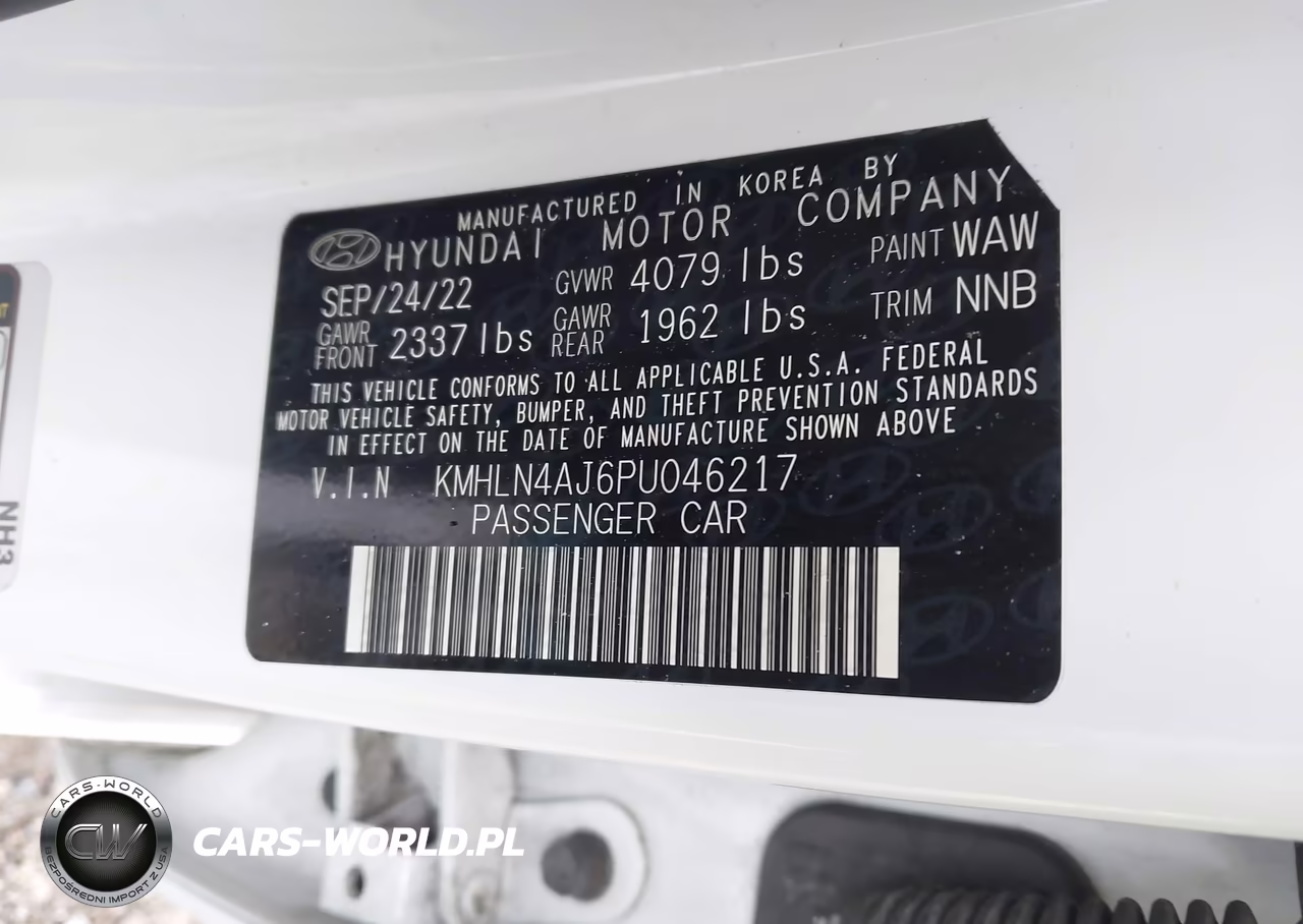 2023 Hyundai Elantra Hybrid Limited VIN:KMHLN4AJ6PU046217 - 9