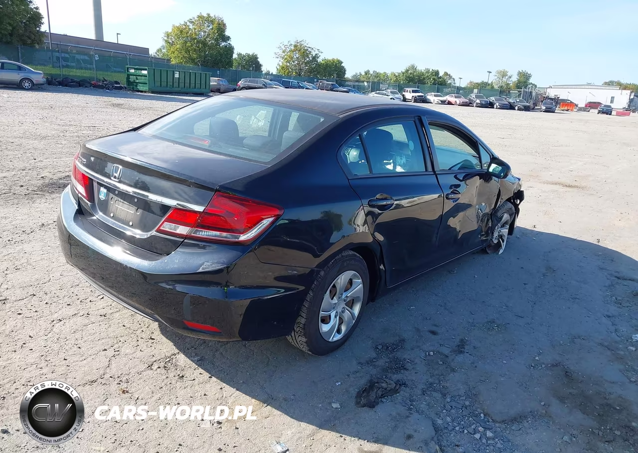 2015 Honda Civic Lx VIN:19XFB2F56FE272815 - 4