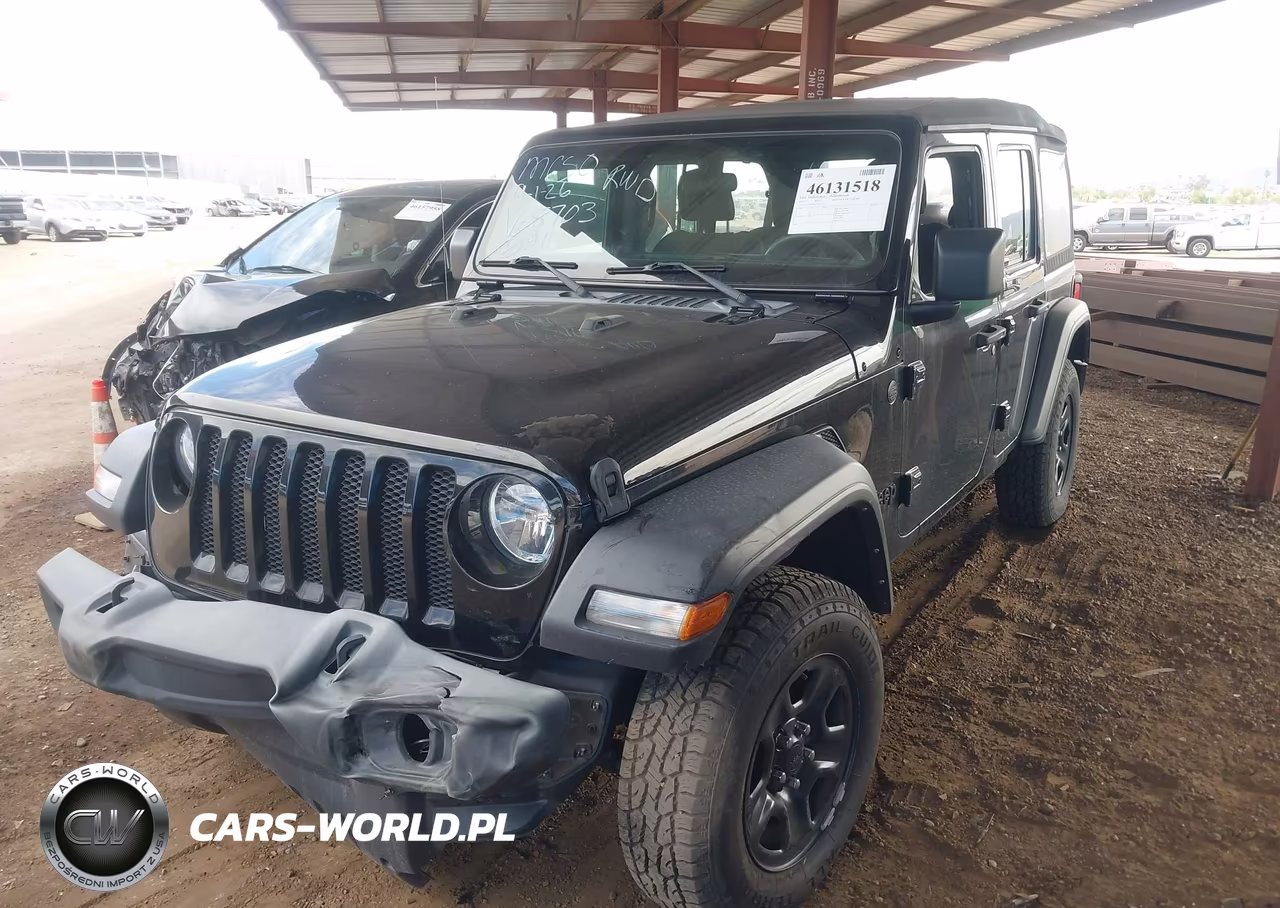 2022 Jeep Wrangler Unlimited Sport 4X4 VIN:1C4HJXDN7NW145703 - 2