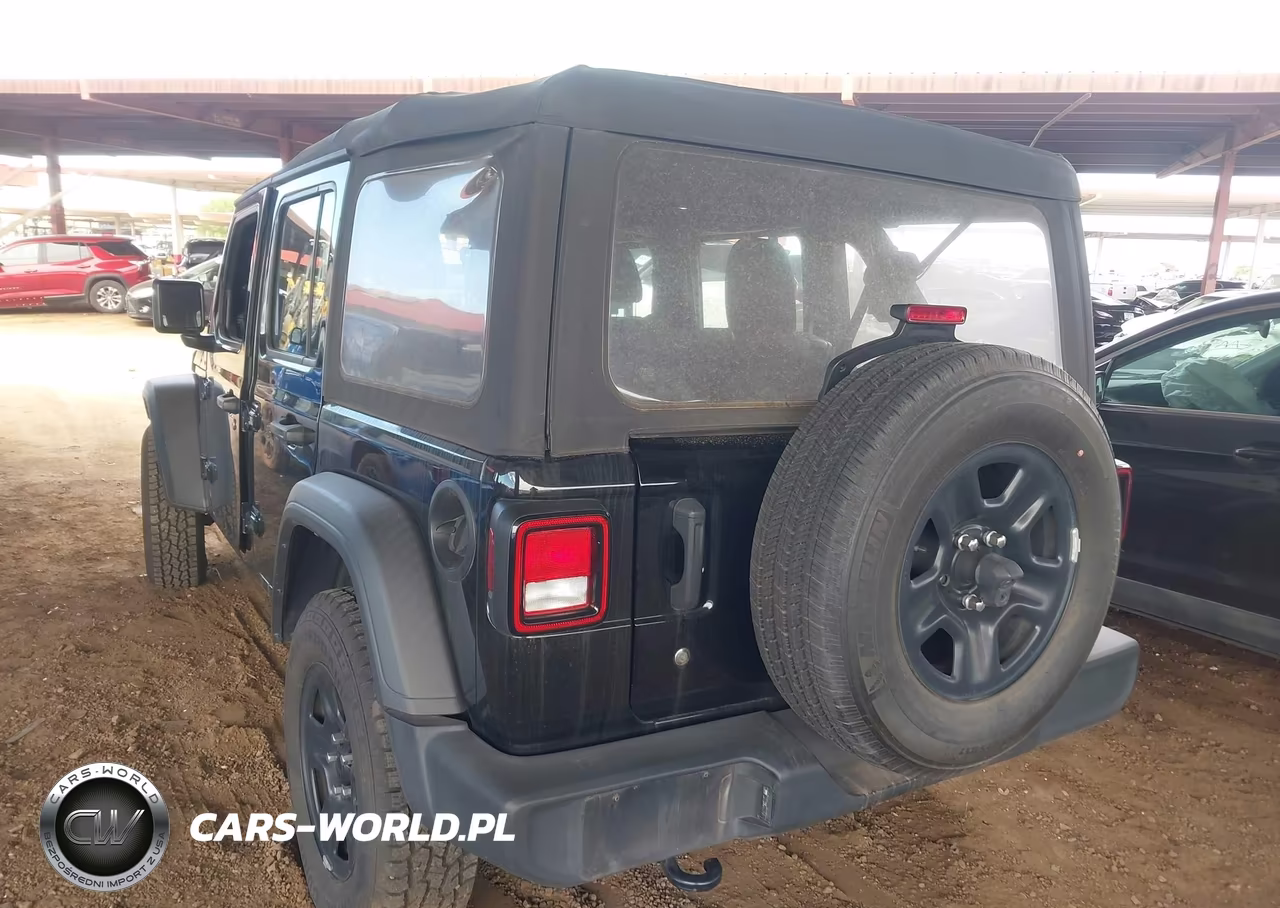 2022 Jeep Wrangler Unlimited Sport 4X4 VIN:1C4HJXDN7NW145703 - 3