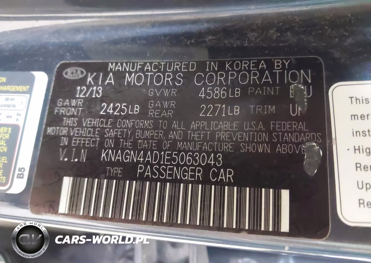 2014 Kia Optima Hybrid Ex VIN:KNAGN4AD1E5063043 - 9