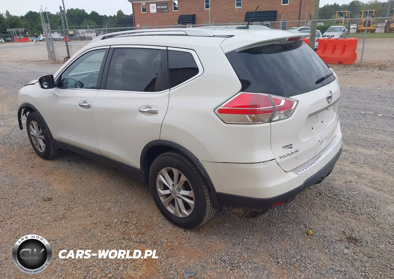 2015 Nissan Rogue Sv VIN:KNMAT2MV1FP569632 - 3